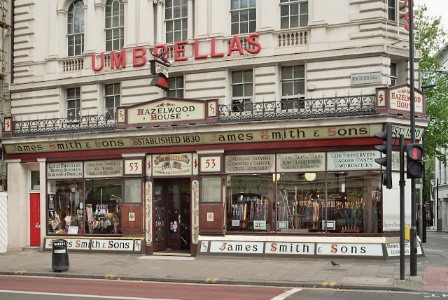 James Smith and Sons Umbrella Shop