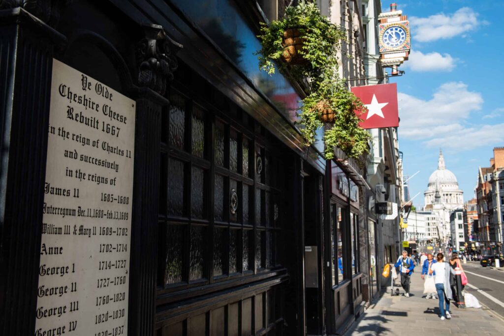 Ye Olde Cheshire Cheese Fleet Street