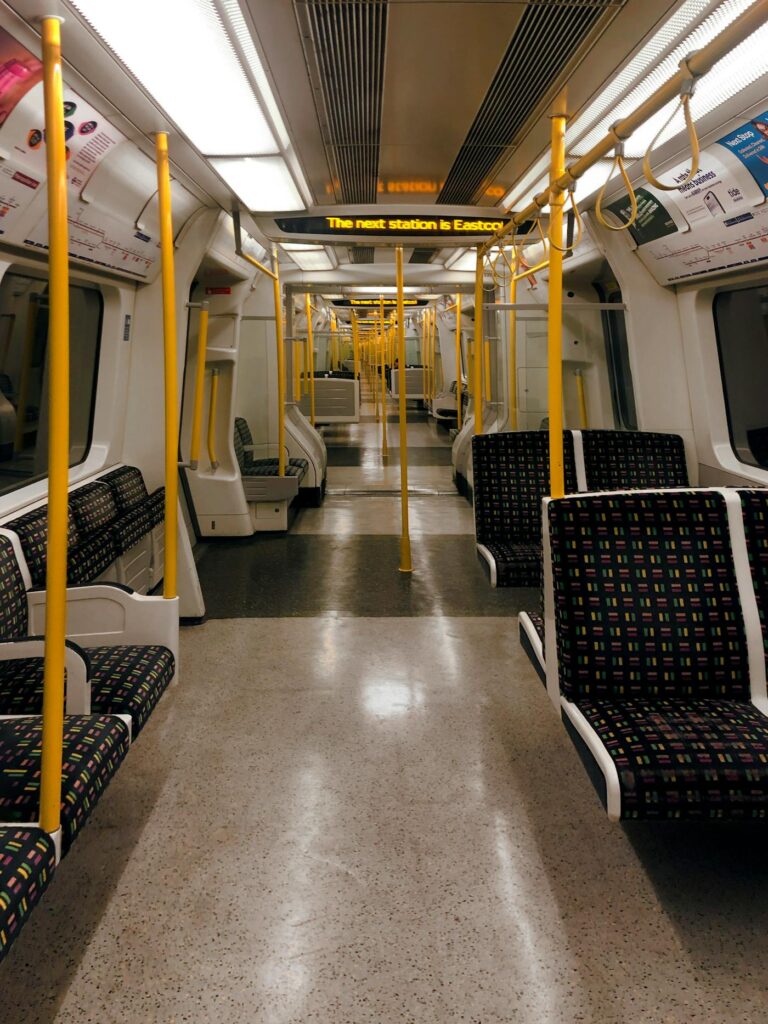 Elizabeth Line trein interieur London Underground