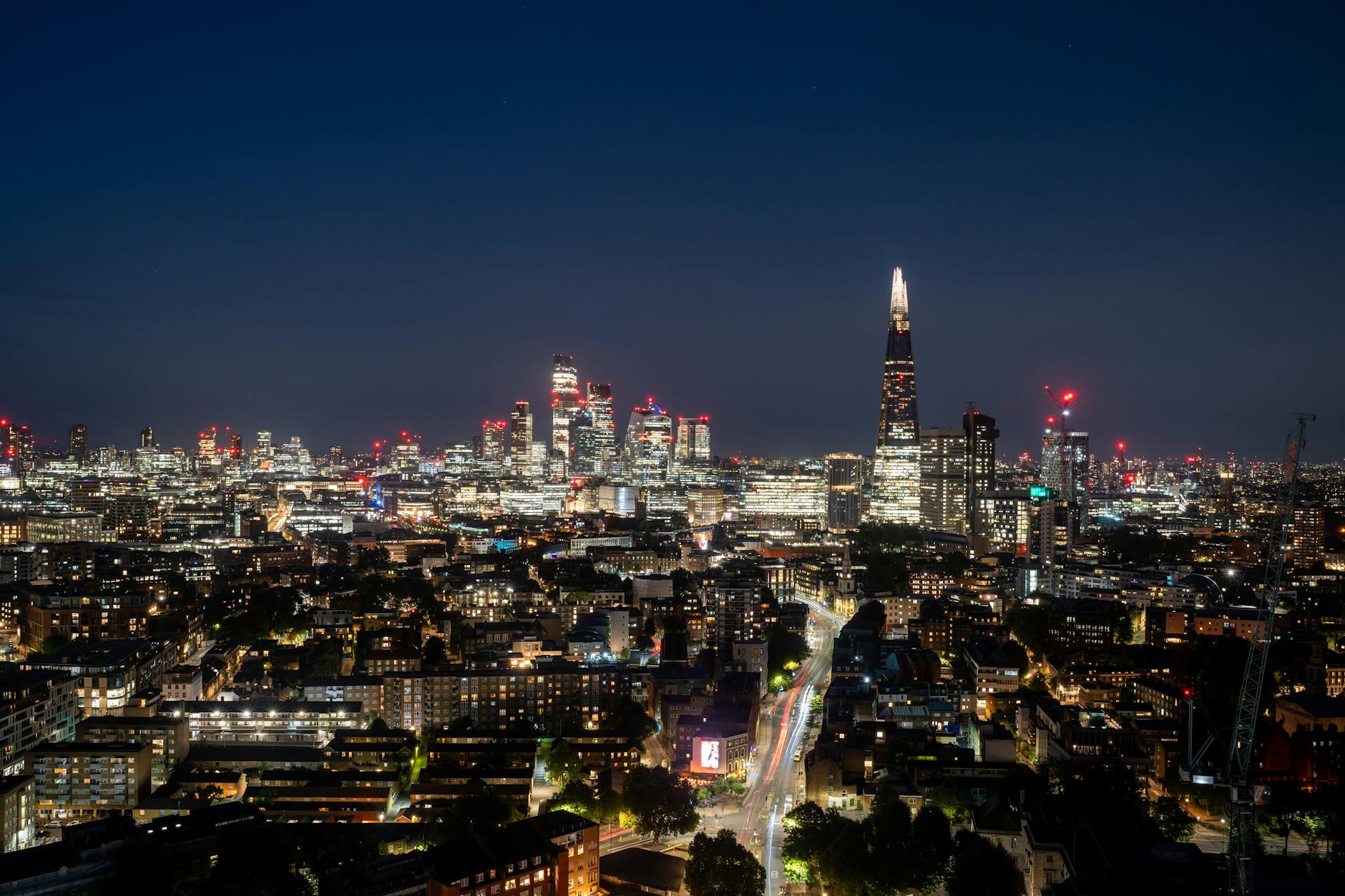 West End theater Londen herfst avond